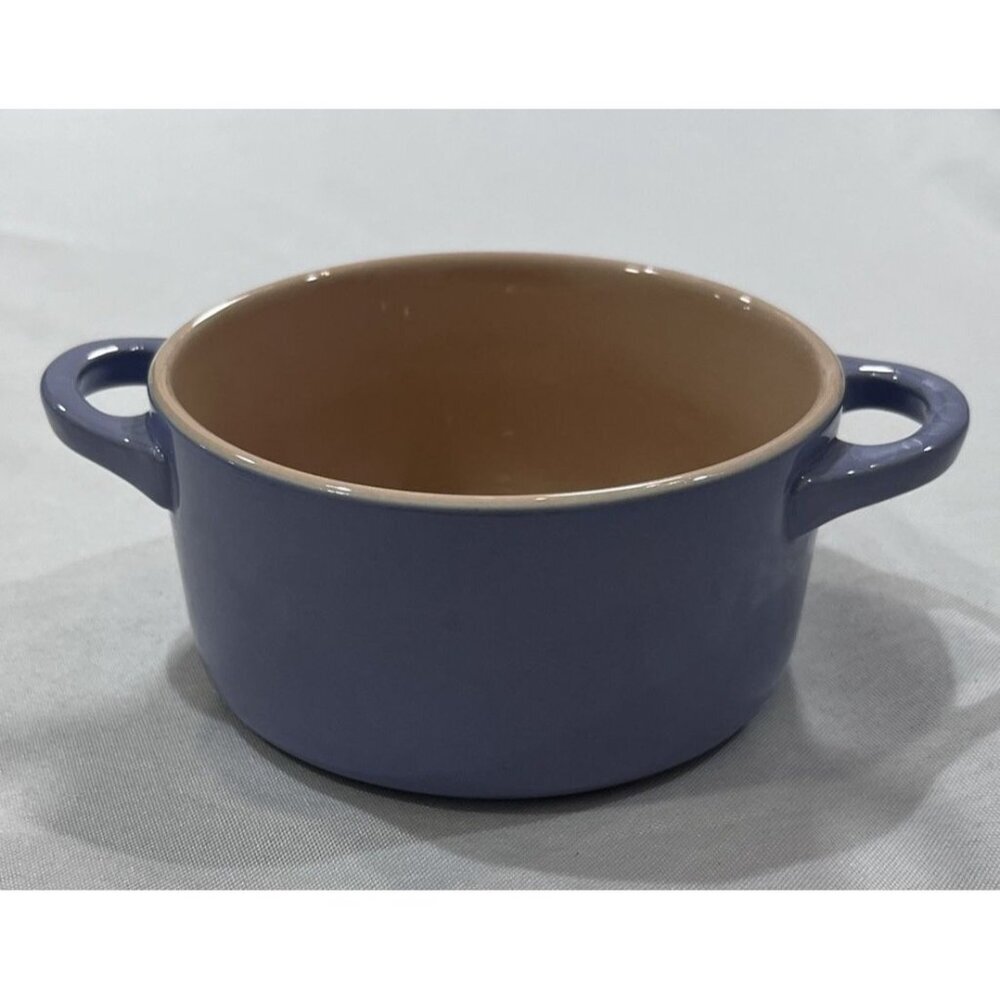 Le Creuset Mini Cocotte Petite Round Casserole Stoneware Lavender No Lid